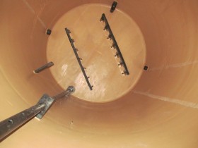 Internal Down Pipe & Supports