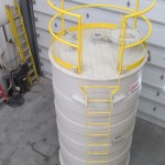 OSHA Compliant Carbon Steel Ladder and Top Handrail