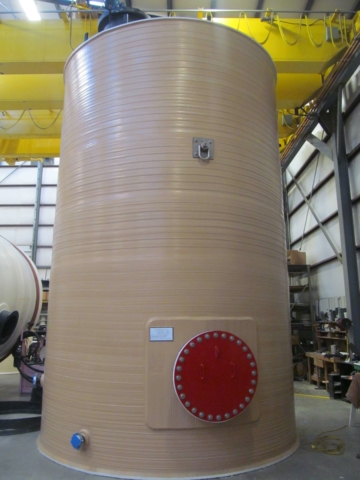 21,500 Gallon Polyethylene Vertical Hydrogen Peroxide Tank