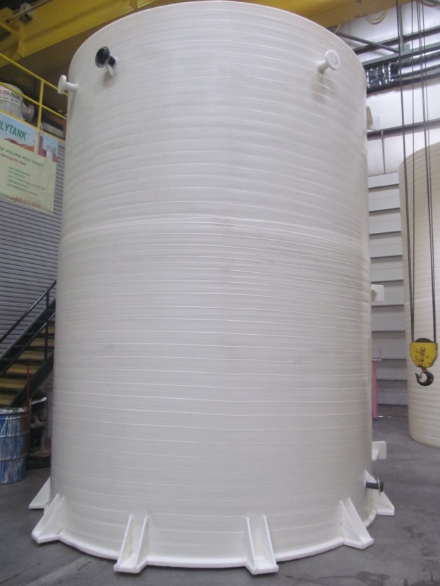 10,000 GAL PE Natural Tank with SS Backing Rings & Tie Downs Heavy Duty Tank-Water Industry
